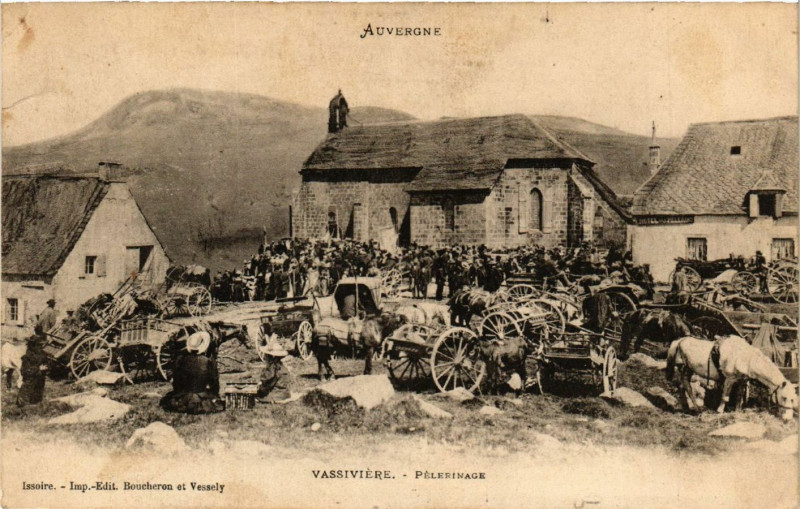 Carte postale ancienne Vassiviere Pelerinage