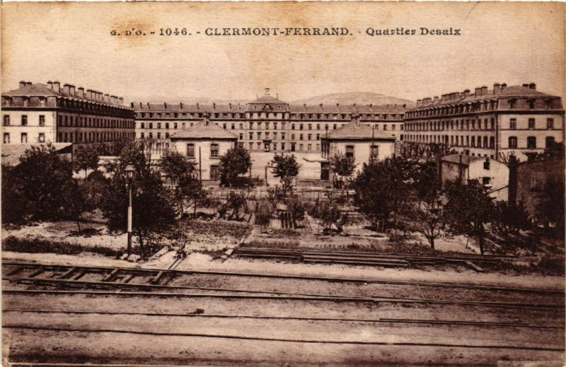 Carte postale ancienne Clermont-Ferrand Quartier Desaix à Clermont-Ferrand