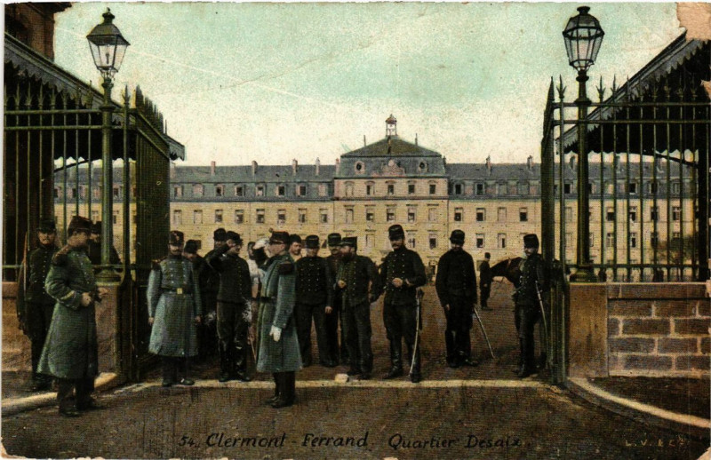 Carte postale ancienne Clermont-Ferrand Quartier Desaix à Clermont-Ferrand