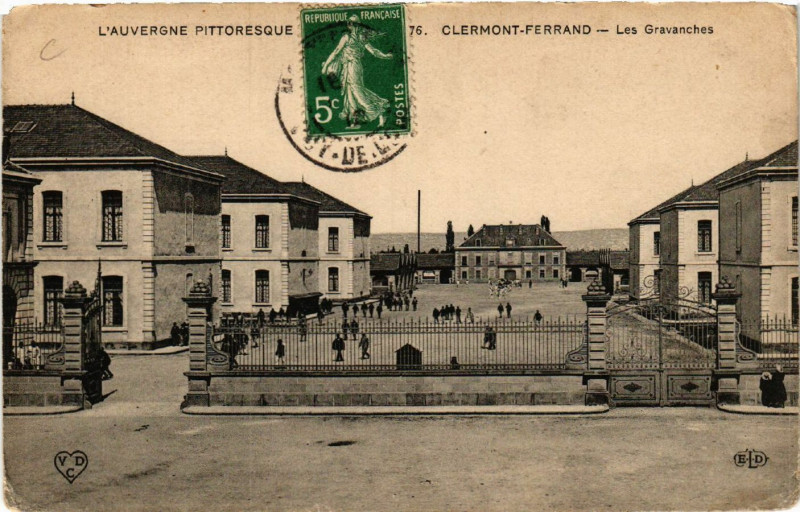 Carte postale ancienne Clermont-Ferrand Les Gravanches à Clermont-Ferrand