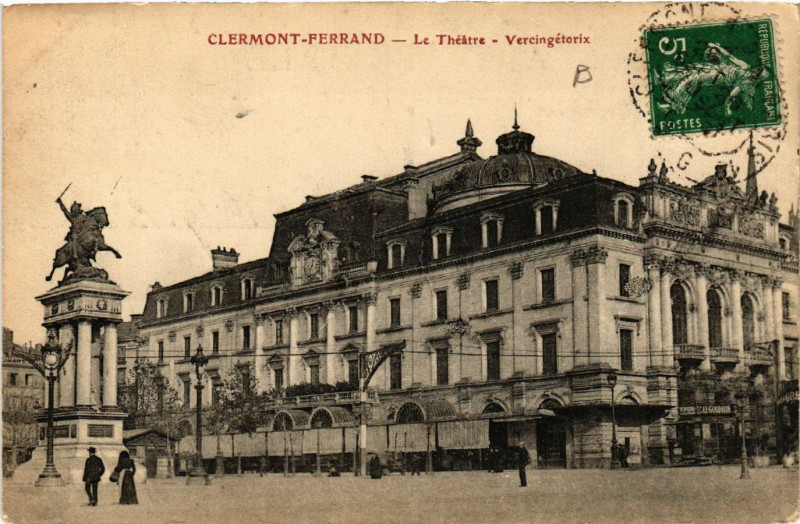 Carte postale ancienne Clermont-Ferrand Le Theatre Vercingetorix à Clermont-Ferrand