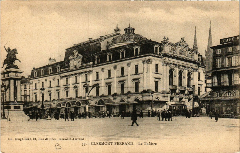 Carte postale ancienne Clermont-Ferrand Le Theatre à Clermont-Ferrand