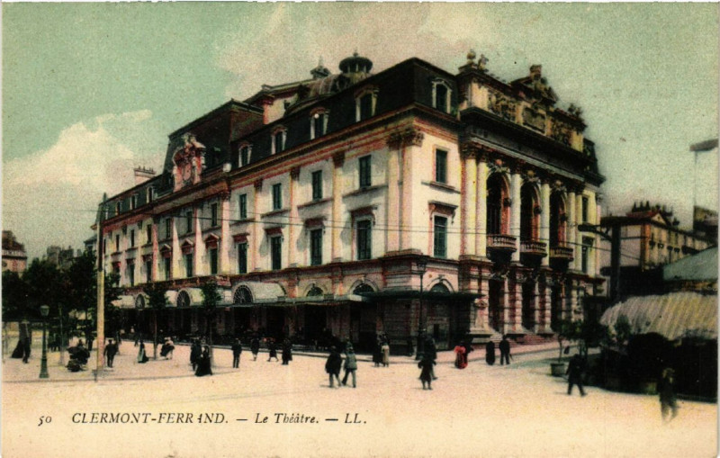 Carte postale ancienne Clermont-Ferrand Le Theatre à Clermont-Ferrand