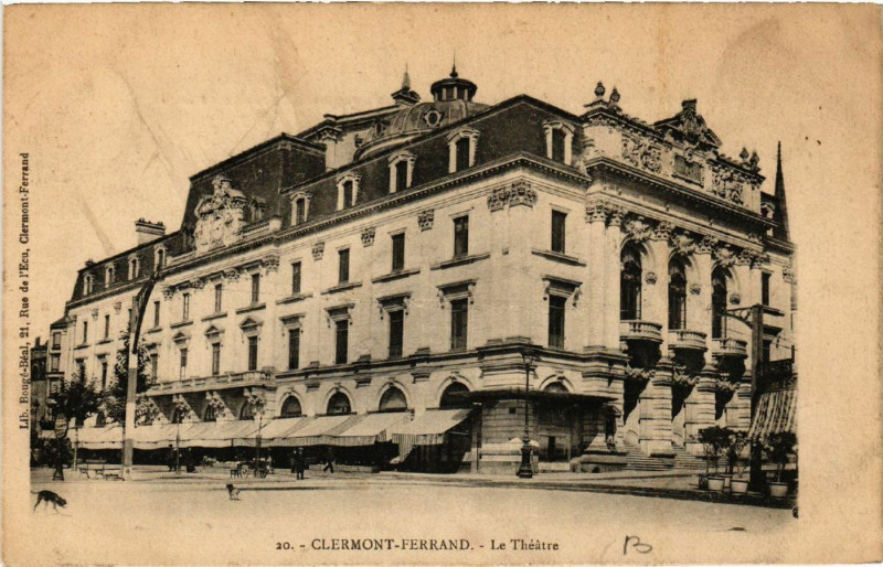 Carte postale ancienne Clermont-Ferrand Le Theatre à Clermont-Ferrand