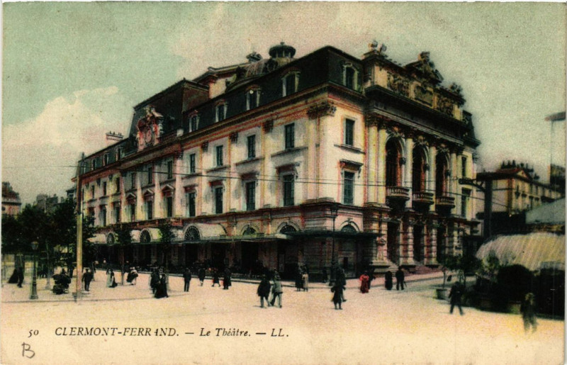 Carte postale ancienne Clermont-Ferrand Le Theatre à Clermont-Ferrand