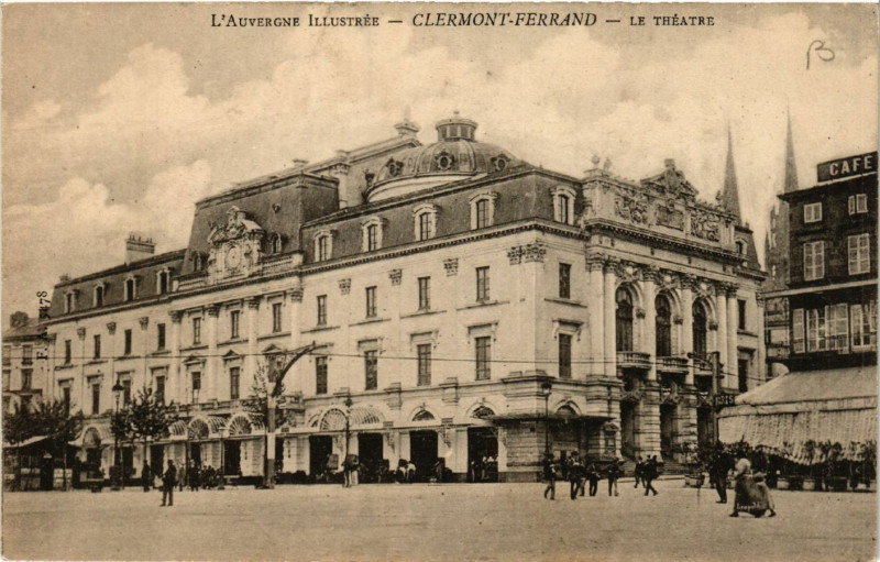 Carte postale ancienne Clermont-Ferrand Le Theatre à Clermont-Ferrand