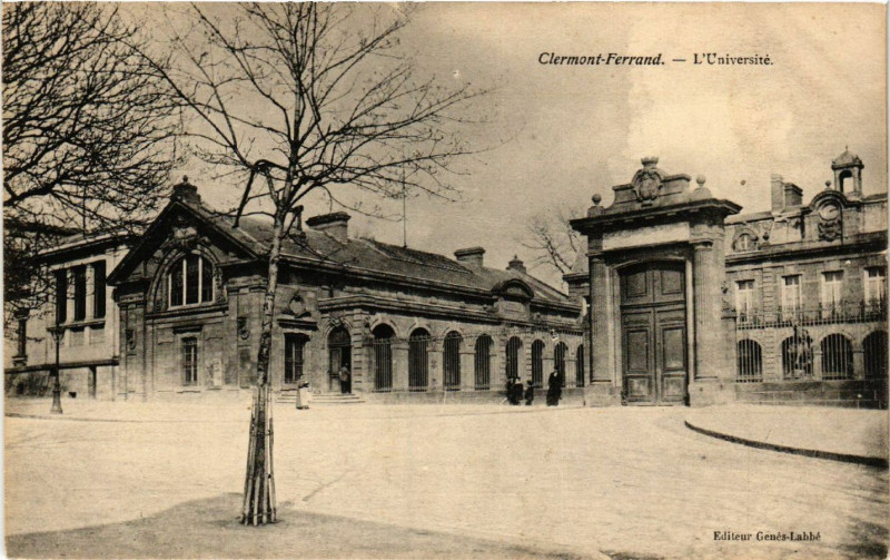 Carte postale ancienne Clermont-Ferrand l'Universite à Clermont-Ferrand