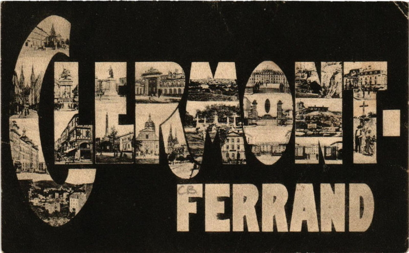 Carte postale ancienne Clermont-Ferrand à Clermont-Ferrand