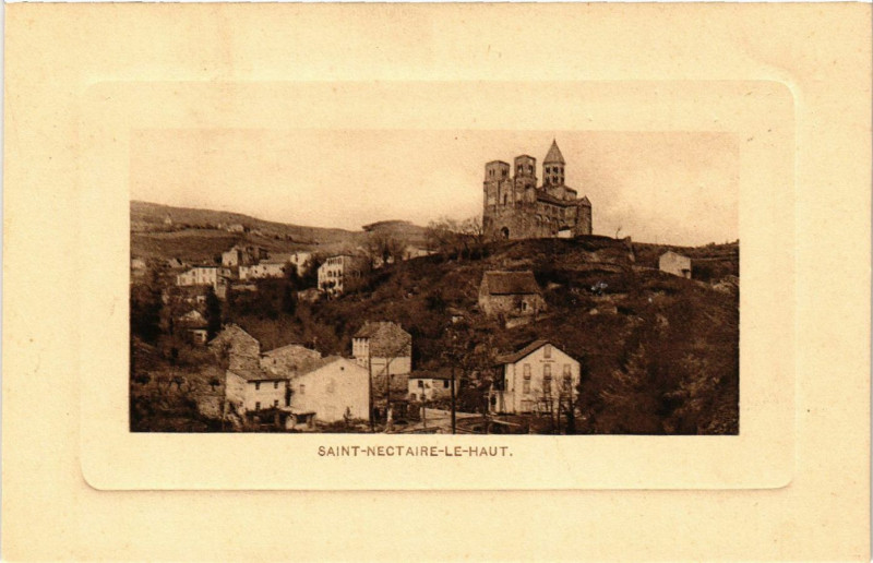 Carte postale ancienne Saint-Nectaire-le-Haut à Saint-Nectaire