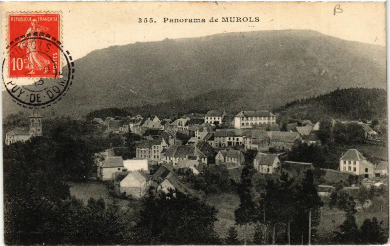 Carte postale ancienne Panorama de Murols à Murol