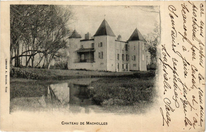 Carte postale ancienne Le Chateau de Macholles
