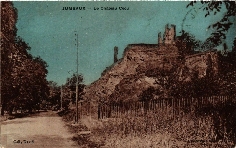 Carte postale ancienne Jumeaux Chateau Cocu à Jumeaux