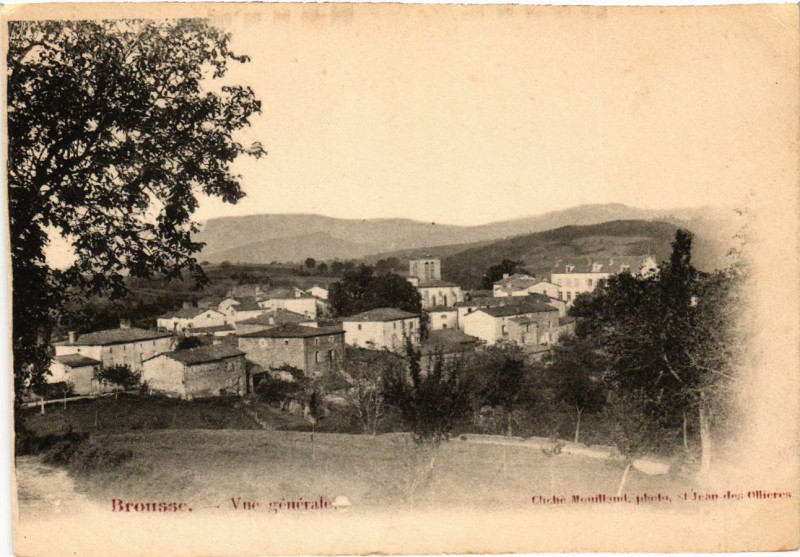 Carte postale ancienne Brousse vue générale à Brousse