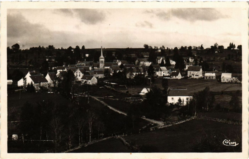 Carte postale ancienne Bagnols vue générale à Bagnols