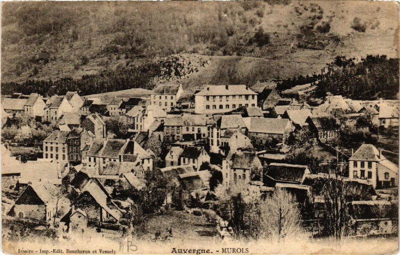 Carte postale ancienne Auvergne Murols à Murol