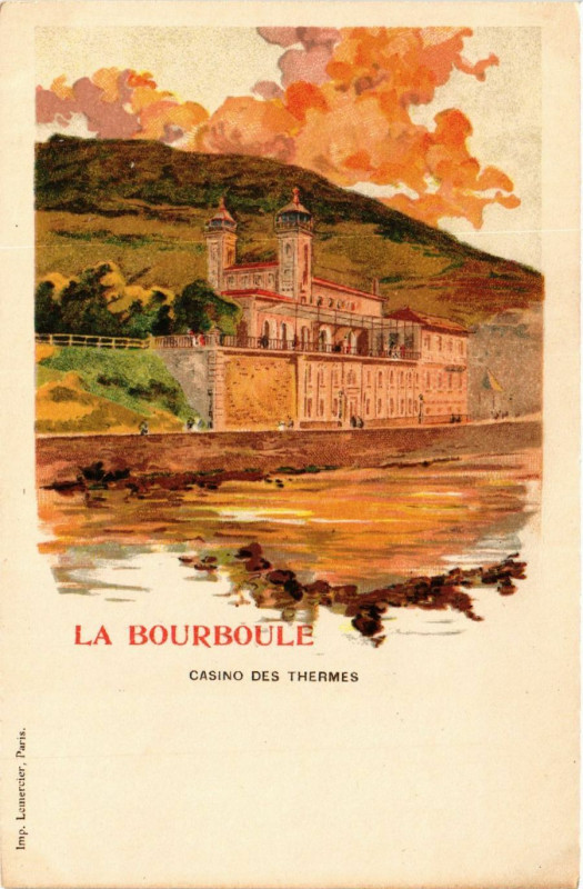 Carte postale ancienne La Bourboule Casino des THERMes à La Bourboule