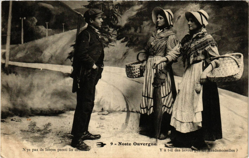 Carte postale ancienne Noste Ouvergne Types