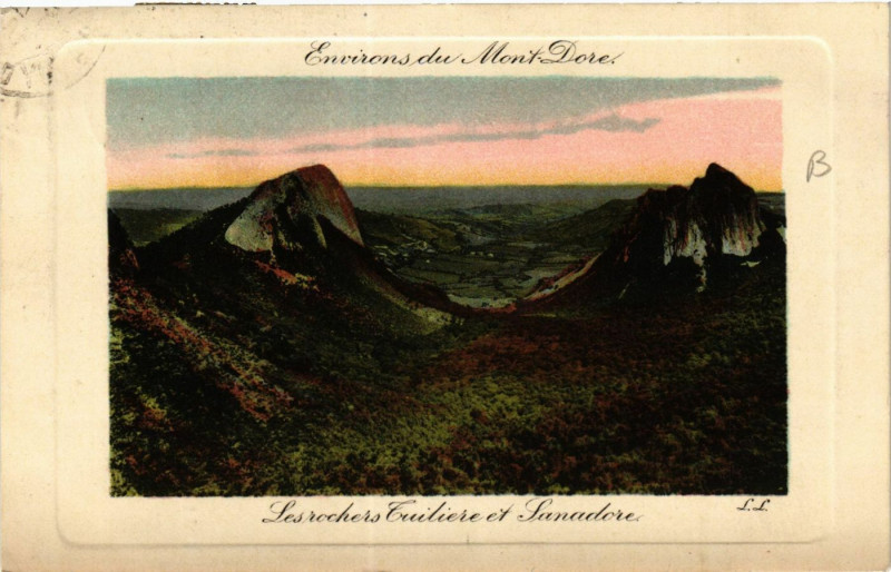 Carte postale ancienne Les Roches Tuilliere et Sanadoire