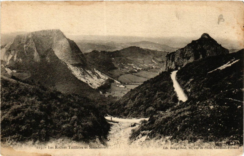 Carte postale ancienne Les Roches Tuilliere et Sanadoire