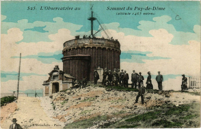 Carte postale ancienne L'Observatoire au Puy-de-Dome