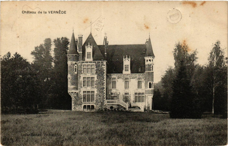 Carte postale ancienne Chateau de la Vernede