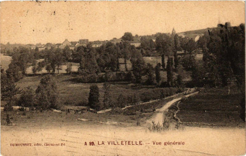 Carte postale ancienne La Villetelle vue générale