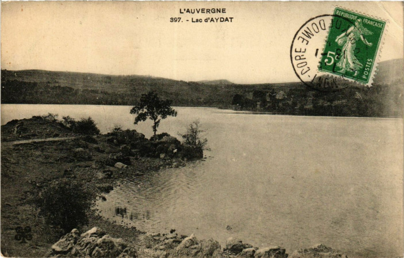 Carte postale ancienne Lac d'Aydat à Aydat