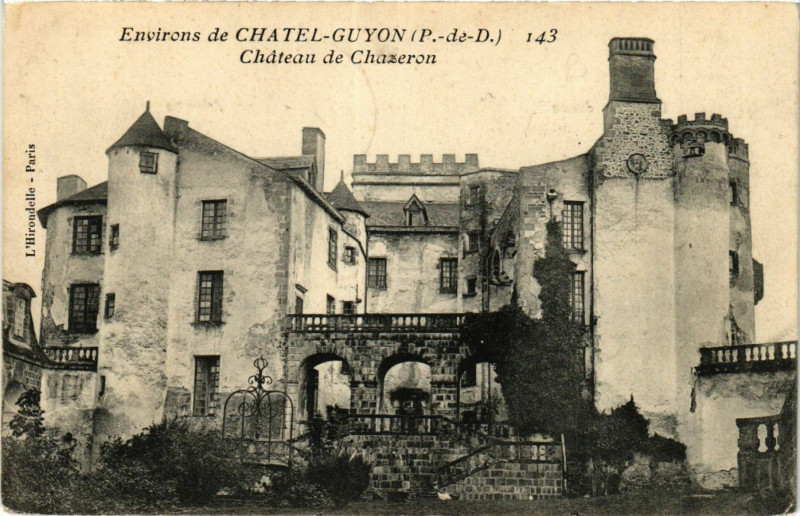 Carte postale ancienne Chateau de Chazeron