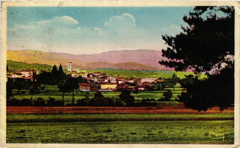 Carte postale ancienne Arlanc Vue générale cote Est à Arlanc