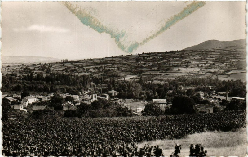 Carte postale ancienne Tallende - Vue générale à Tallende