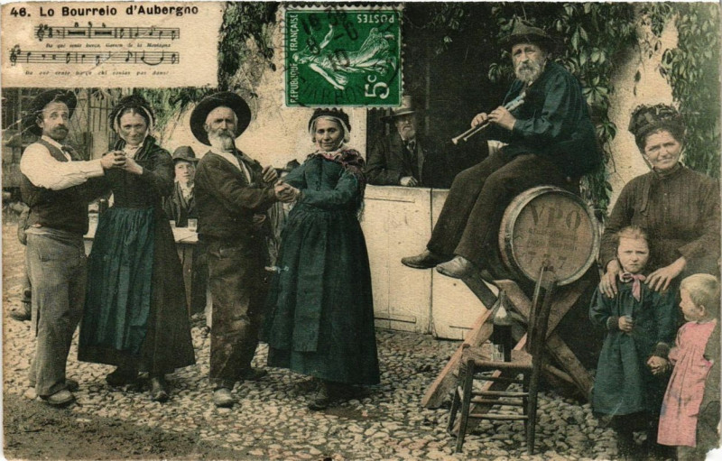Carte postale ancienne Lo Bourreiro d'Aubergno -