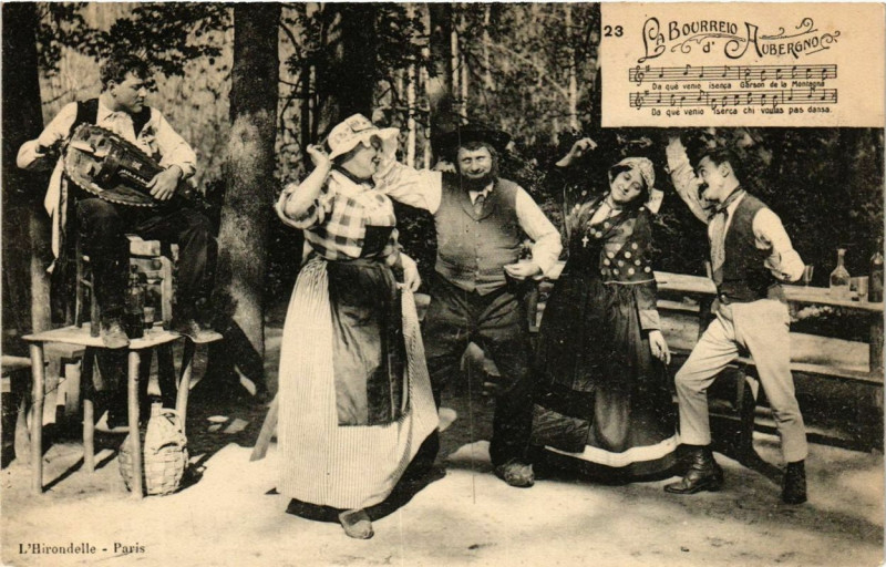Carte postale ancienne La Bourreiro d'Auvergno ` -