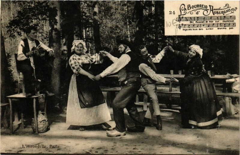 Carte postale ancienne La Bourreiro d'Auvergno -
