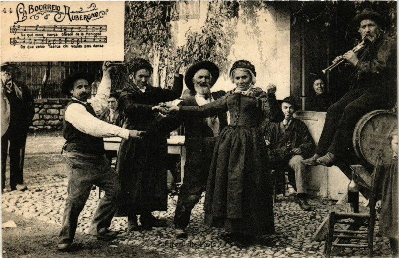 Carte postale ancienne La Bourreiro d'Auvergno -