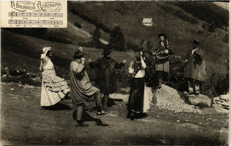 Carte postale ancienne La Bourreiro d'Auvergno -