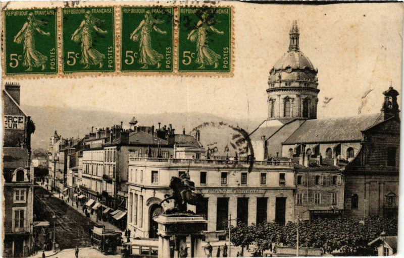 Carte postale ancienne Credit Lyonnais