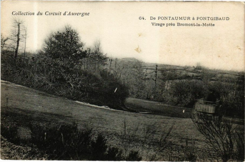 Carte postale ancienne Collection du Cirquit d'Auvergne - De Pontaumur a Pontgibaud à Pontaumur