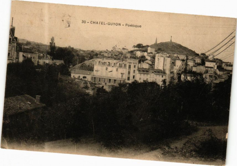 Carte postale ancienne Chatel-Guyon - Poetique à Châtel-Guyon