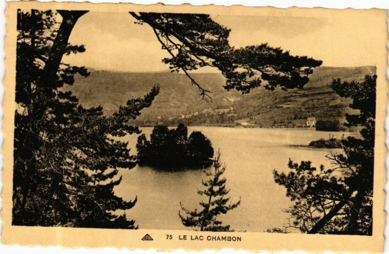 Carte postale ancienne Le Lac Chambon