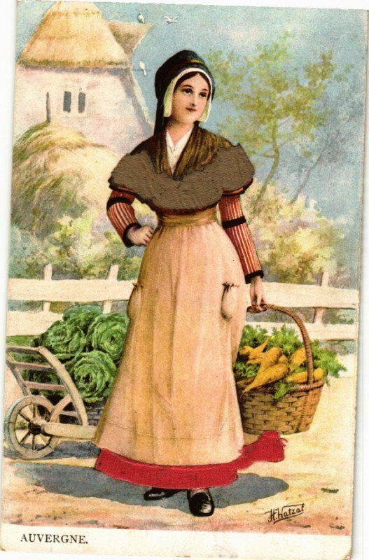 Carte postale ancienne Auvergne