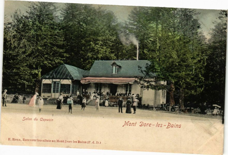 Carte postale ancienne Salon du Capucin - Mont-Dore-les-Bains à Mont-Dore
