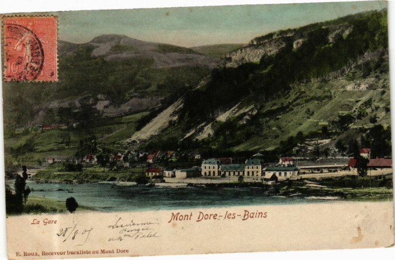Carte postale ancienne Mont-Dore-les-Bains à Mont-Dore
