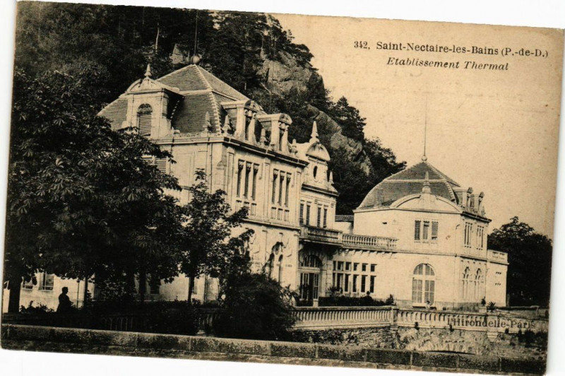 Carte postale ancienne Saint-Nectaire-les-Bains à Saint-Nectaire