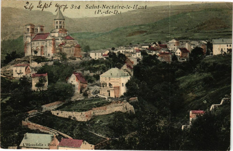 Carte postale ancienne Saint-Nectaire-le-Haut à Saint-Nectaire