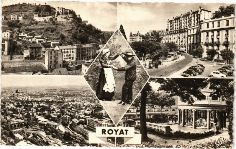 Carte postale ancienne Royat - La paradis à Royat