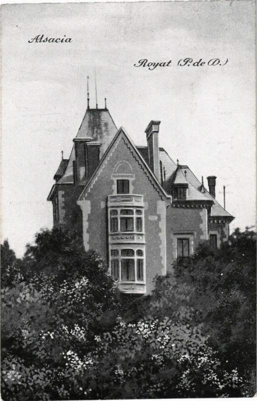 Carte postale ancienne Royat - Alsacia à Royat