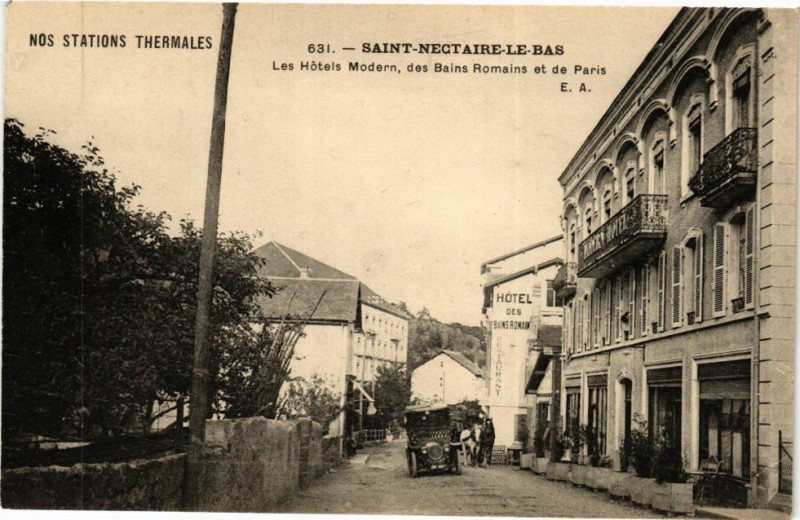 Carte postale ancienne Saint-Nectaire-le-Bas à Saint-Nectaire