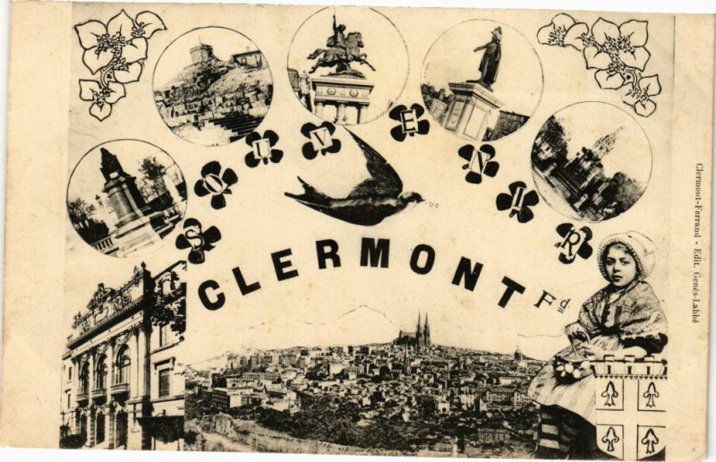 Carte postale ancienne Clermont Fd.