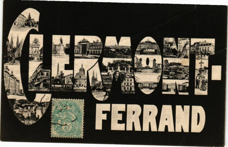 Carte postale ancienne Clermont-Ferrand à Clermont-Ferrand