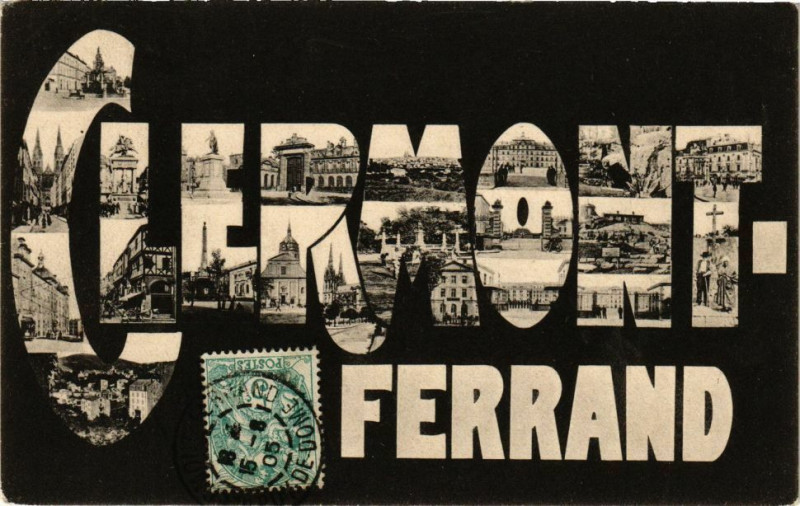 Carte postale ancienne Clermont-Ferrand à Clermont-Ferrand